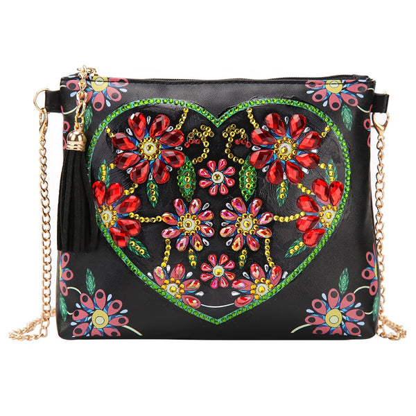 Diamond Painting Heart Shoulder Bag