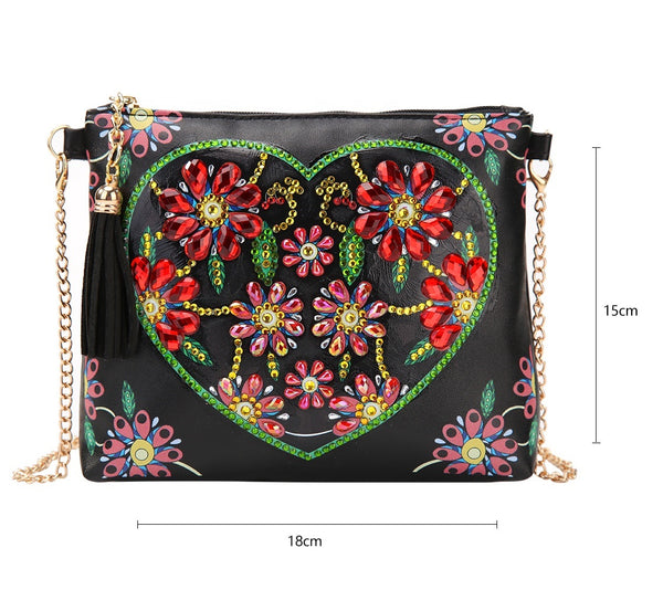 Diamond Painting Heart Shoulder Bag