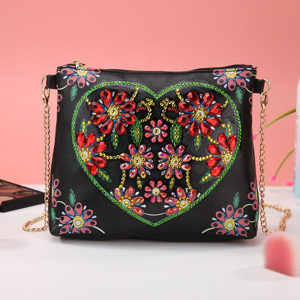Diamond Painting Heart Shoulder Bag