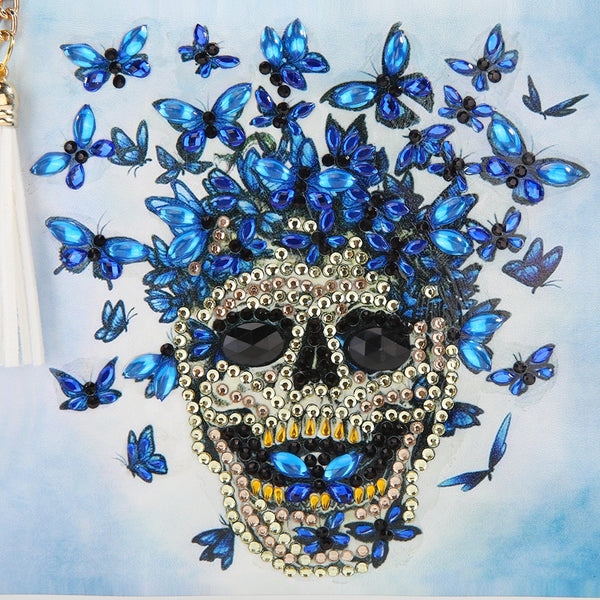 Diamond Painting Skull Shoulder Bag
