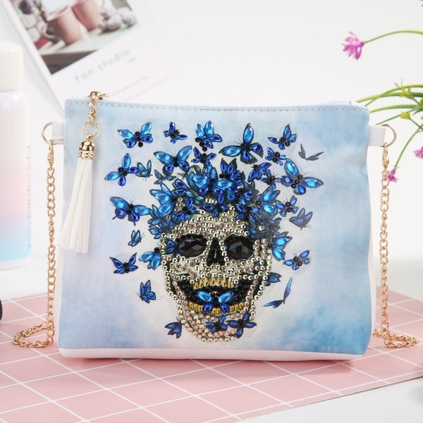 Diamond Painting Skull Shoulder Bag