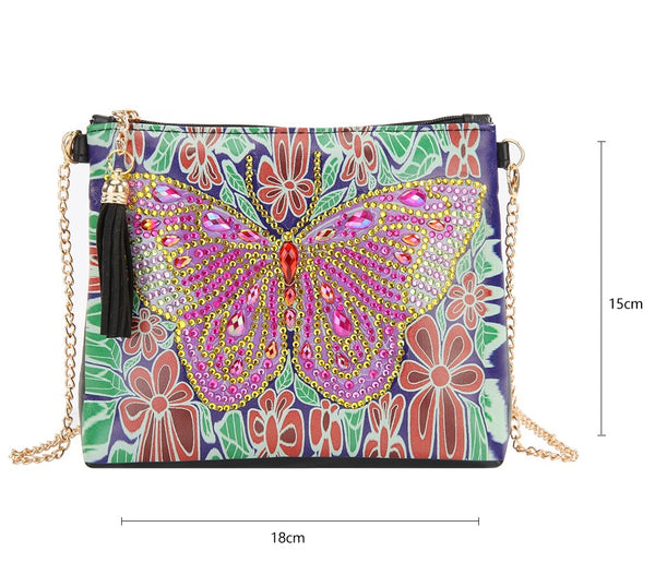 Diamond Painting Butterfly Shoulder Bag