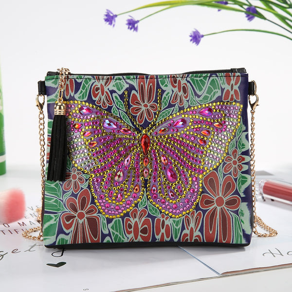 Diamond Painting Butterfly Shoulder Bag