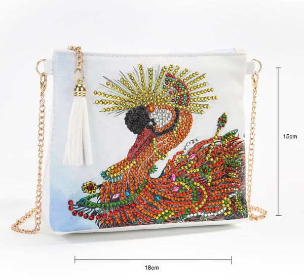 Diamond Painting Bird Shoulder Bag