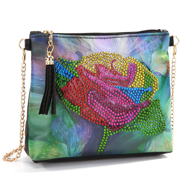 Diamond Painting Rose Shoulder Bag