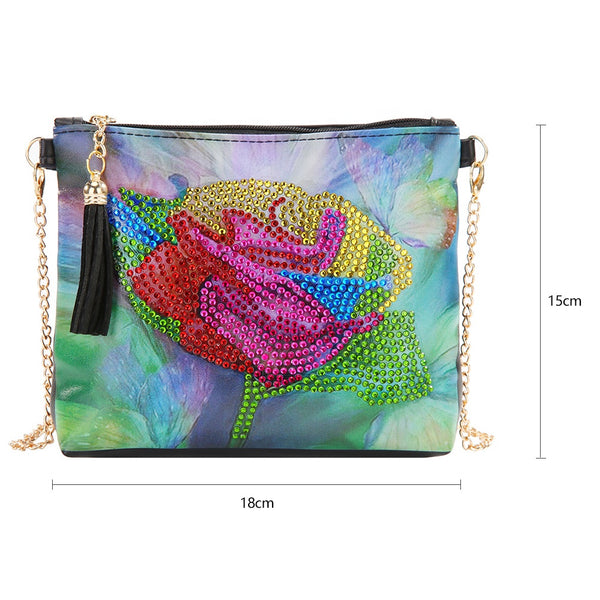 Diamond Painting Rose Shoulder Bag