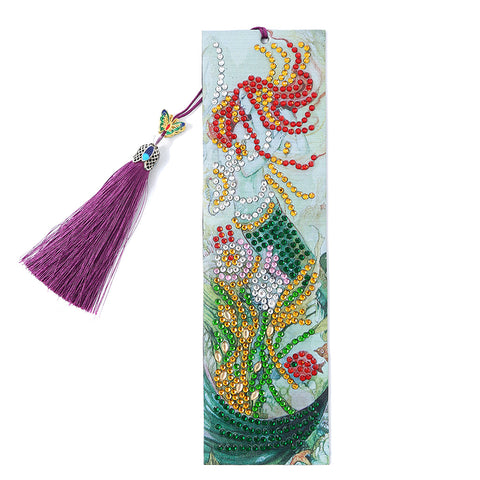 Diamond Painting Bookmark Kits - 1 Pack Mermaid