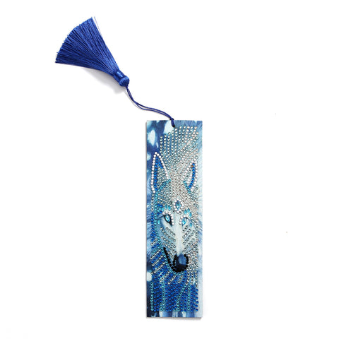 Diamond Painting Bookmark Kits - 1 Pack Wolf