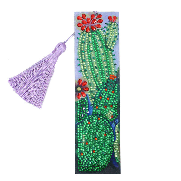 Diamond Painting Bookmark Kits - 1 Pack Cactus