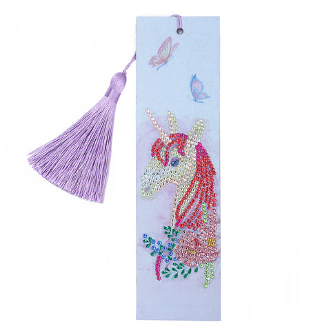 Diamond Painting Bookmark Kits - 1 Pack Unicorn