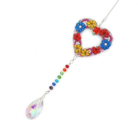 Diamond Painting Suncatcher - Heart