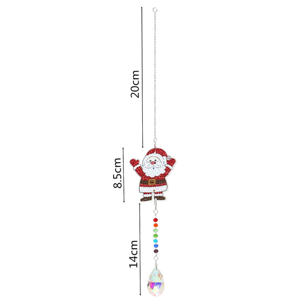 Diamond Painting Suncatcher - Santa