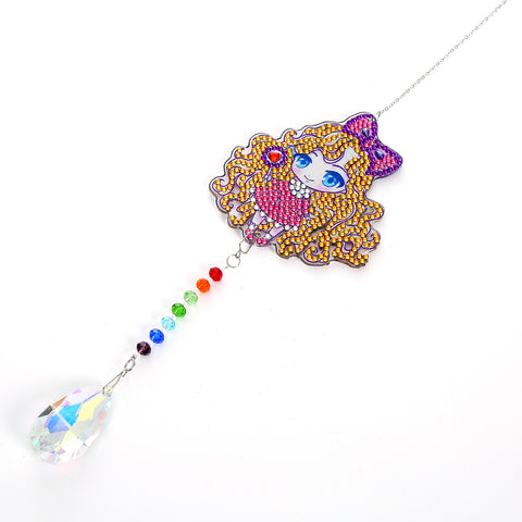 Diamond Painting Suncatcher - Girl