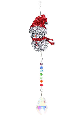 Diamond Painting Suncatcher - Christmas Snowman