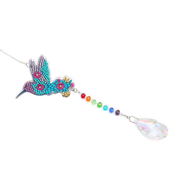 Diamond Painting Suncatcher - Humming Bird