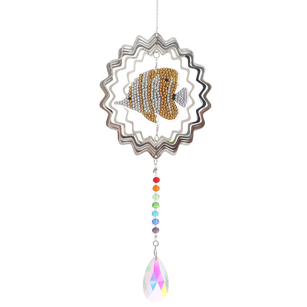 Diamond Painting Rotating Fish Sun Catcher