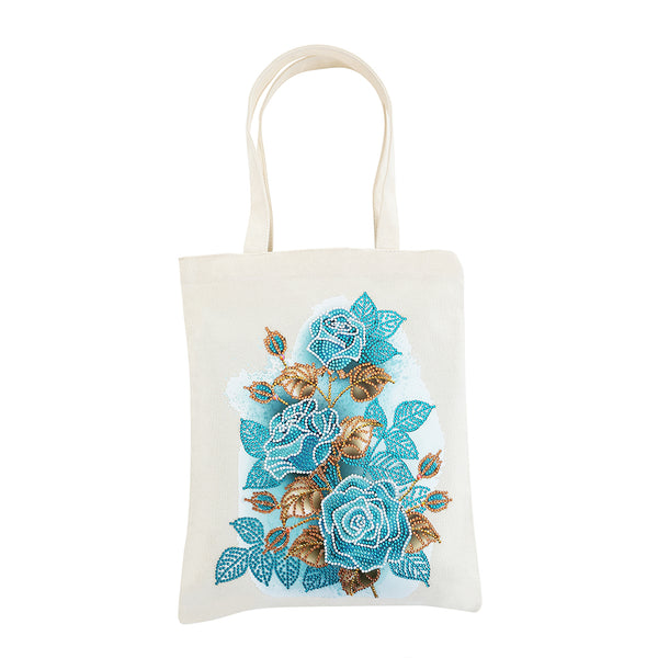 Diamond Painting Rose Shopping Bag