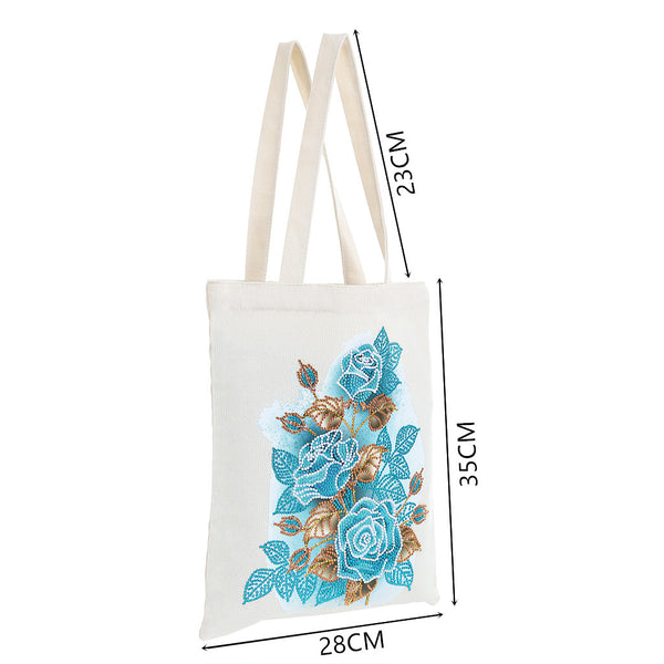 Diamond Painting Rose Shopping Bag