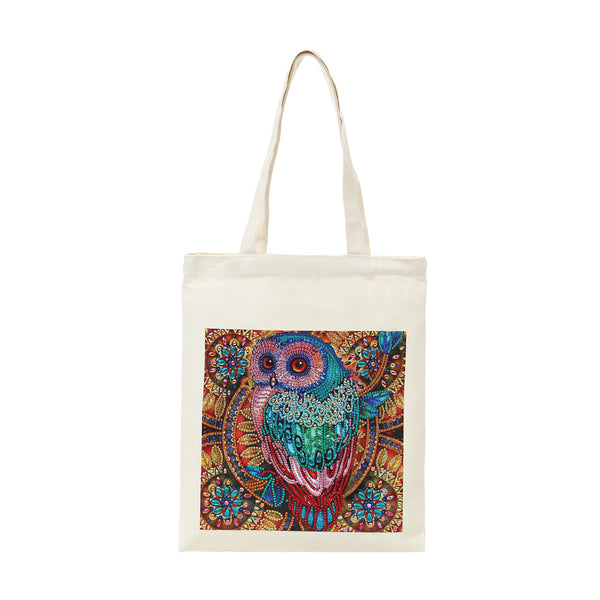 Diamond Painting Owl Shopping Bag