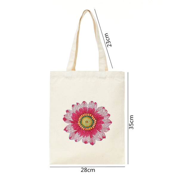 Diamond Painting Flower Shopping Bag