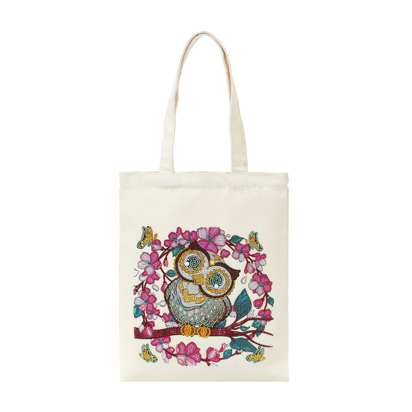 Diamond Painting Owl Shopping Bag