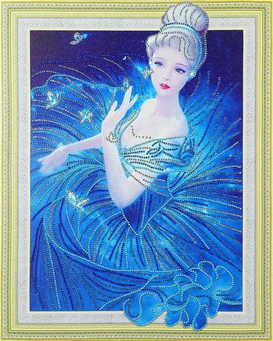 Special Shape Diamond Paintings - Ballet Dancer - 40cm x 50cm