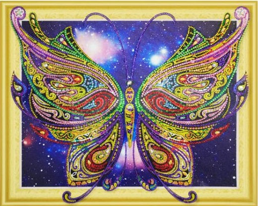 Special Shape Diamond Paintings - Butterfly - 40cm x 50cm