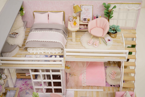 Girlish Dreams Loft Apartment Miniature D.I.Y Kit