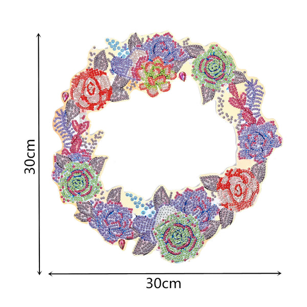 Diamond Painting Large Flower Wreath