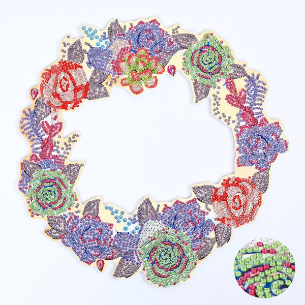 Diamond Painting Large Flower Wreath