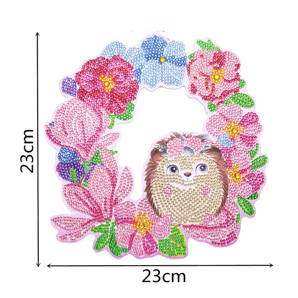Diamond Painting Small Hedgehog Wreath