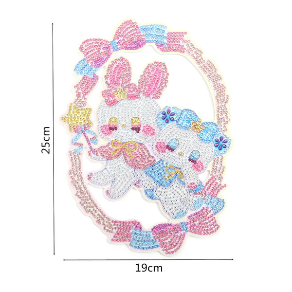 Diamond Painting Small Rabbit Wreath