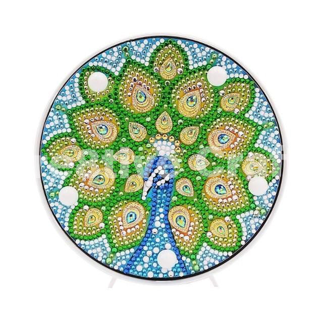 Diamond Painting LED Light - Peacock