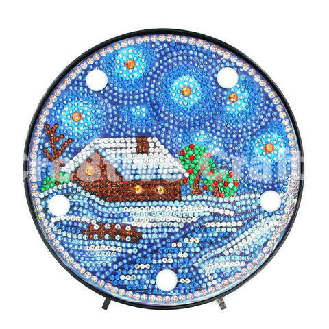 Diamond Painting LED Light - Snow Scene