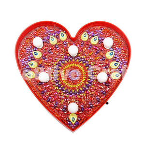 Diamond Painting  LED Light - Heart