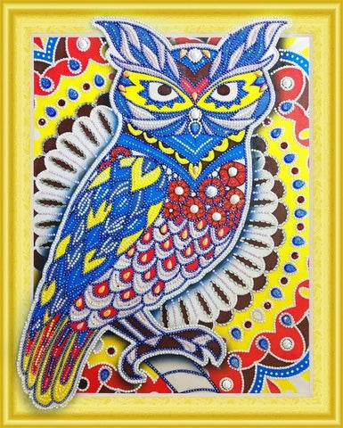 Special Shape Diamond Paintings - Owl -  40cm x 50cm