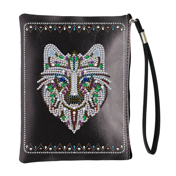 Diamond Painting Wolf Handbag
