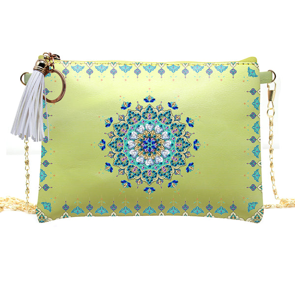 Diamond Painting Yellow Mandela Shoulder Bag