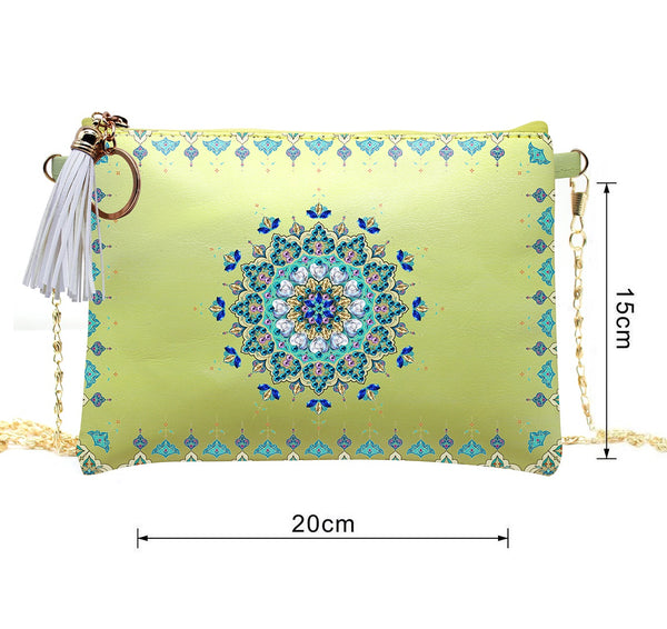 Diamond Painting Yellow Mandela Shoulder Bag