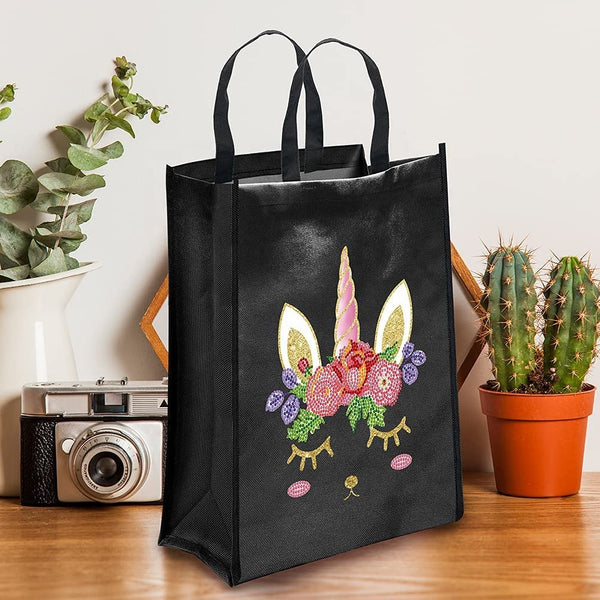 Diamond Painting Unicorn (1) Shopping Bag