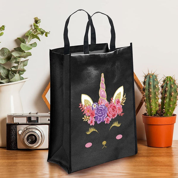 Diamond Painting Unicorn (2) Shopping Bag