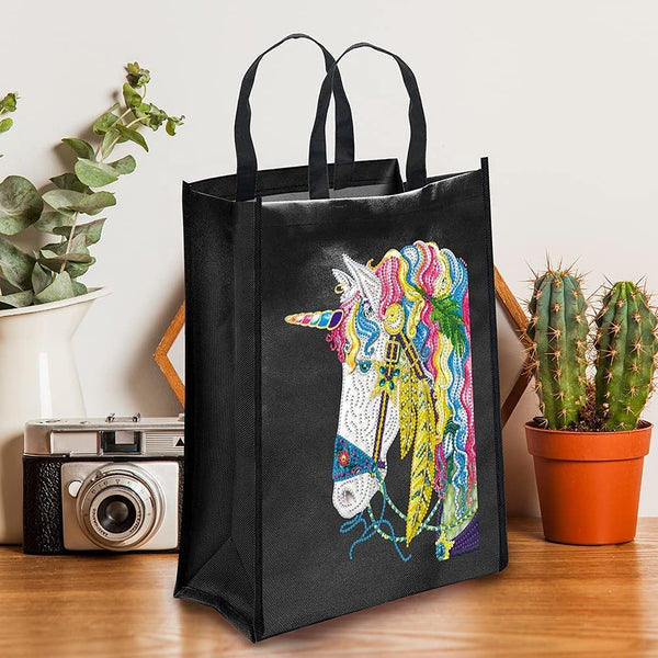 Diamond Painting Unicorn Shopping Bag