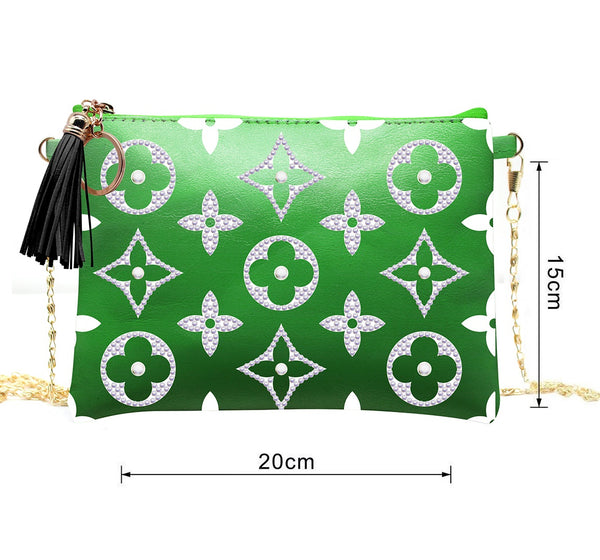 Diamond Painting Patterned Shoulder Bag