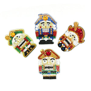 Diamond Painting Keychains - Nutcracker 4 Pack