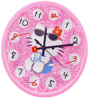 Diamond Painting Clocks - Cute Kitten