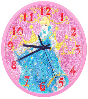 Diamond Painting Clocks - Blue Princess