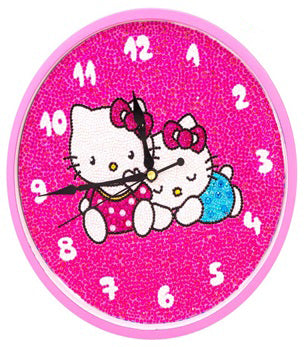 Diamond Painting Clocks - Two Kittens