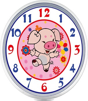 Diamond Painting Clocks - Cartoon Pig