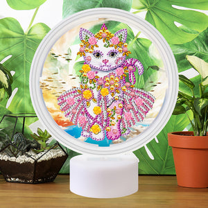 Diamond Painting Neon Light Kit - Cat