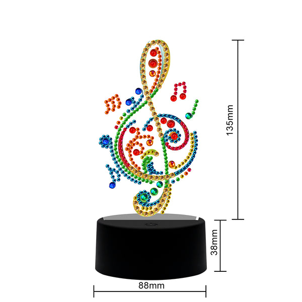 Diamond Painting DP17 LED Seven Changing Colour Light Music Note